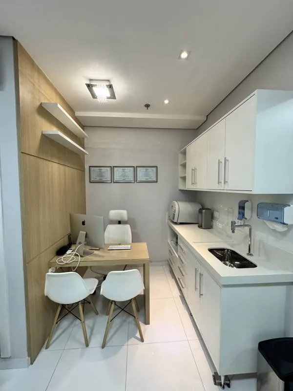 Estrutura moderna da clínica