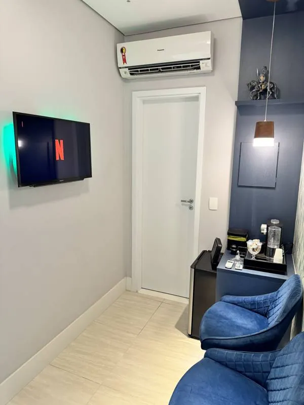 Recepção moderna da clínica